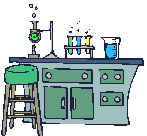 laboratorio chimico animato